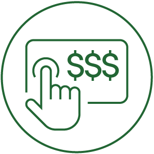 trade-in buyback value icon