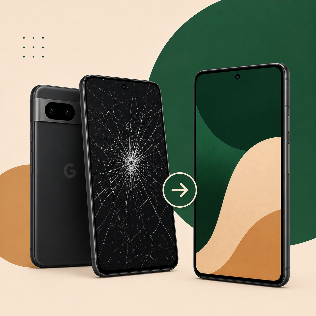 Pixel screen replacement