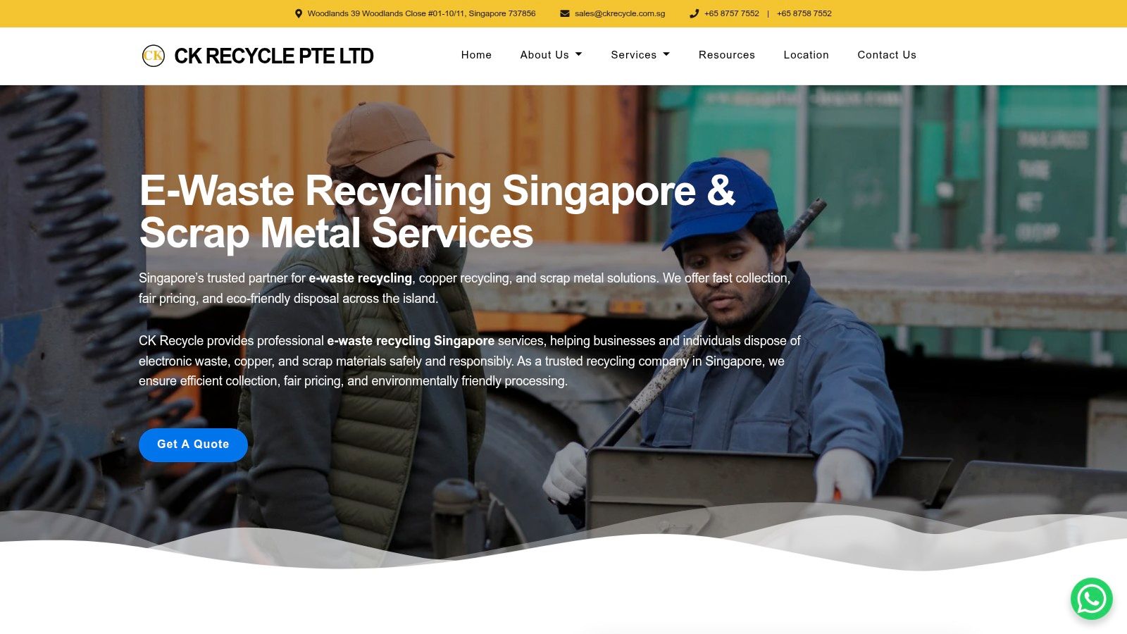CK Recycle (CKRecycle Pte Ltd)