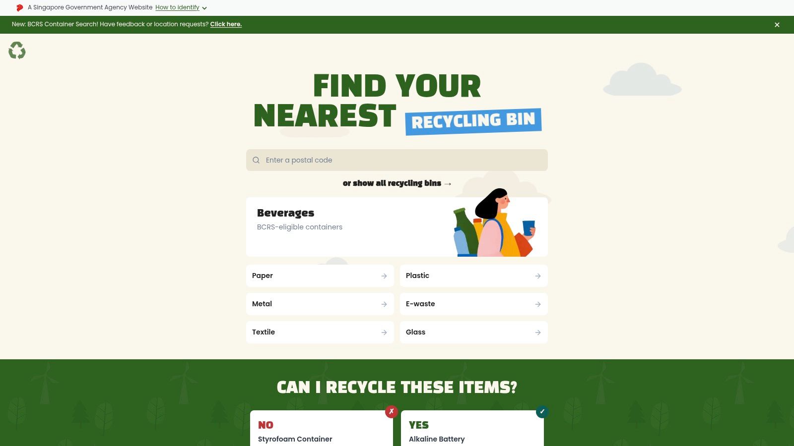 National Blue Recycling Bins (NEA/Public Waste Collectors)